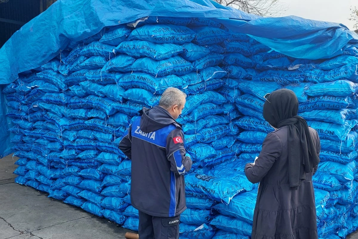 Düzce Zabıtası'ndan kömür denetimi