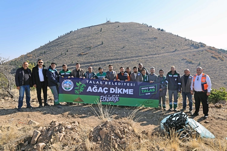 Kayseri Talas'ta ağaç seferberliği