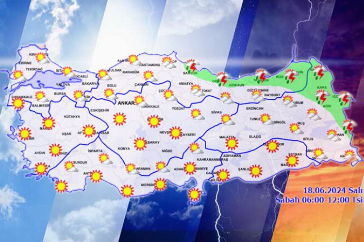 Yurtta bugün hava nasıl olacak? Orta Karadeniz ve Akdeniz'in Toroslar kesimi sağanak yağışlı